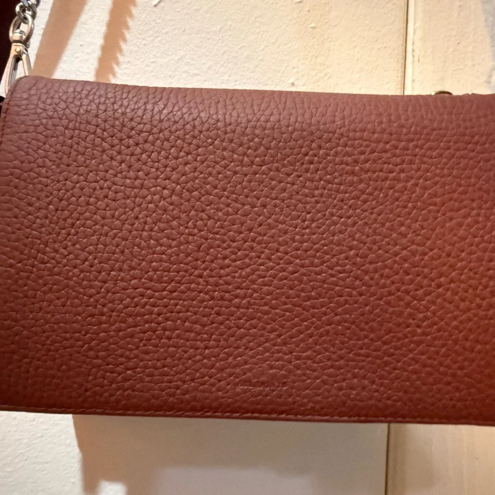 NWOT All Saints Women's Burgundy Crossbody Bag - Picture 6 of 15
